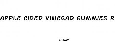 apple cider vinegar gummies benefits for female