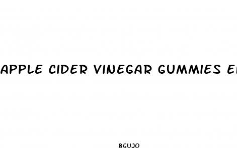 apple cider vinegar gummies effects