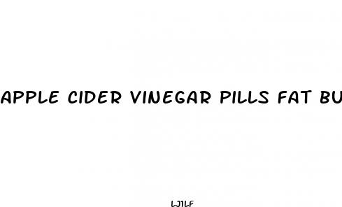 apple cider vinegar pills fat burner