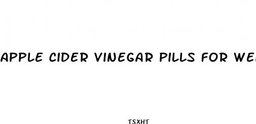 apple cider vinegar pills for weight loss in 1 week