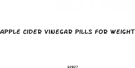 apple cider vinegar pills for weight loss results