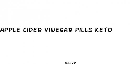 apple cider vinegar pills keto