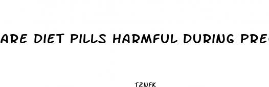 are diet pills harmful during pregnancy