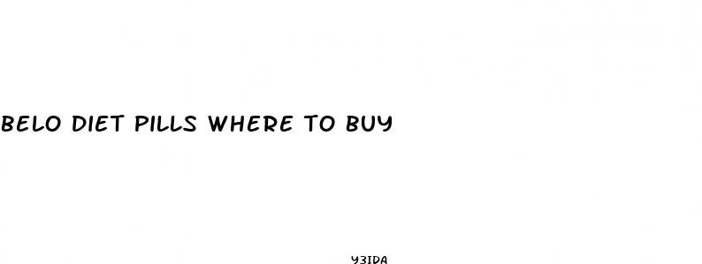 belo diet pills where to buy