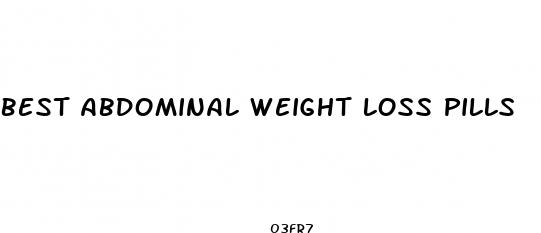 best abdominal weight loss pills