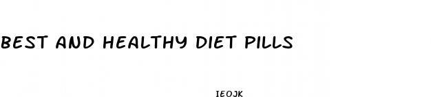 best and healthy diet pills