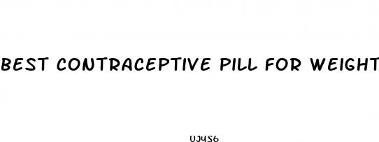 best contraceptive pill for weight loss australia