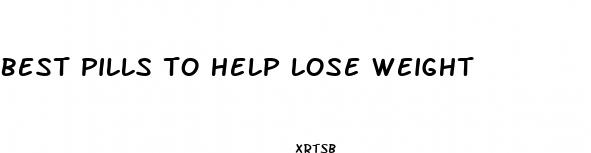 best pills to help lose weight