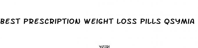 best prescription weight loss pills qsymia