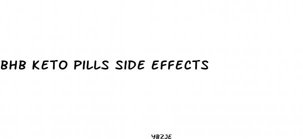 bhb keto pills side effects