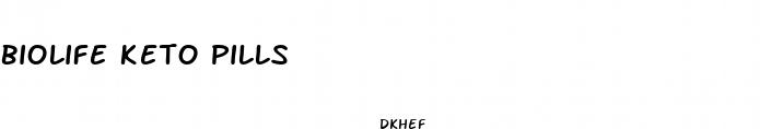 biolife keto pills