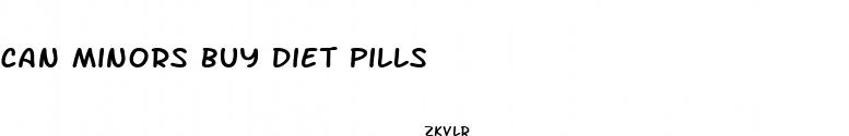 can minors buy diet pills
