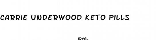 carrie underwood keto pills