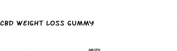 cbd weight loss gummy