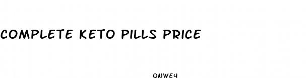 complete keto pills price