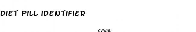 diet pill identifier