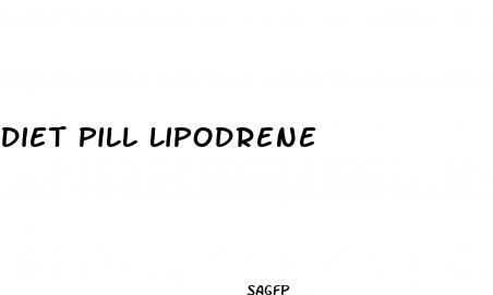 diet pill lipodrene