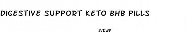 digestive support keto bhb pills
