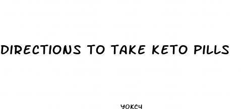 directions to take keto pills