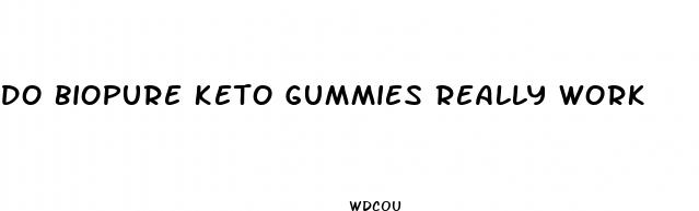 do biopure keto gummies really work
