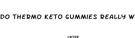 do thermo keto gummies really work