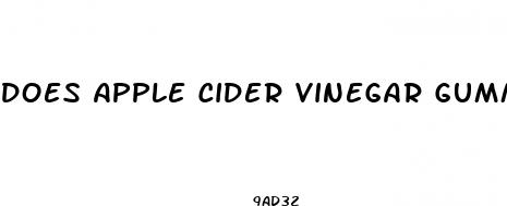 does apple cider vinegar gummies help with weight loss