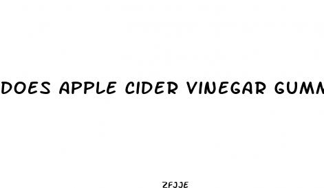 does apple cider vinegar gummies work for weight loss
