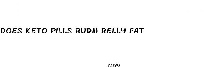 does keto pills burn belly fat