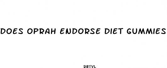 does oprah endorse diet gummies