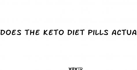 does the keto diet pills actually work