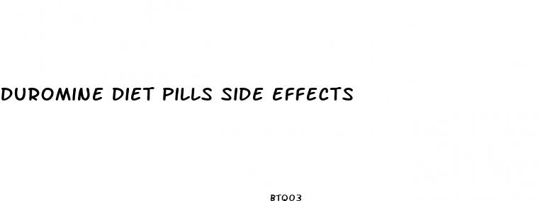 duromine diet pills side effects