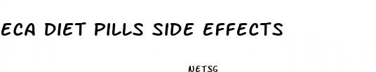 eca diet pills side effects