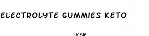 electrolyte gummies keto