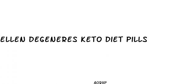 ellen degeneres keto diet pills