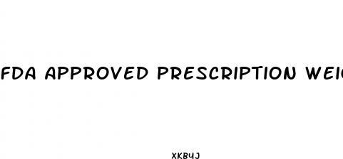 fda approved prescription weight loss pills