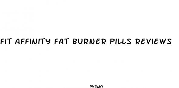 fit affinity fat burner pills reviews