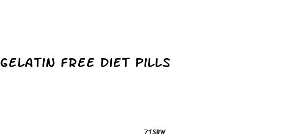 gelatin free diet pills
