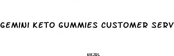 gemini keto gummies customer service