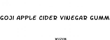 goji apple cider vinegar gummies cvs