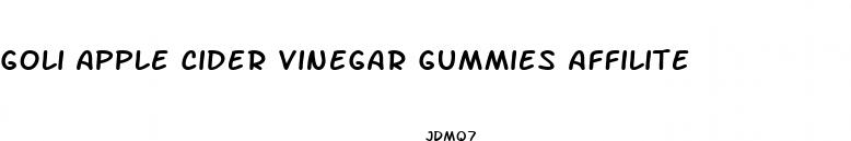 goli apple cider vinegar gummies affilite