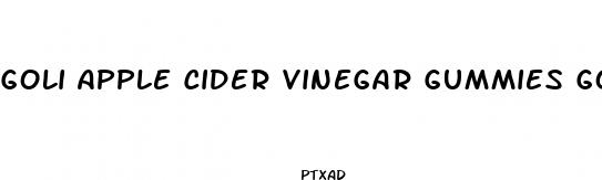 goli apple cider vinegar gummies good for diabetics