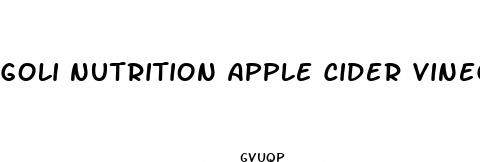 goli nutrition apple cider vinegar gummies review