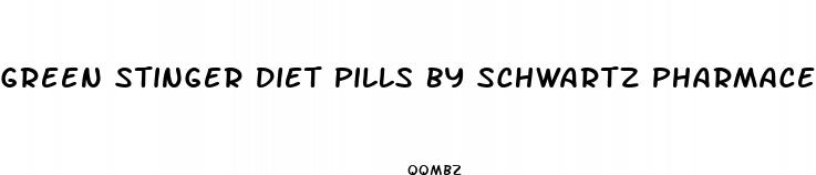 green stinger diet pills by schwartz pharmaceuticals