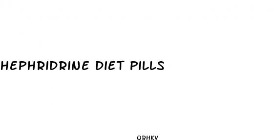 hephridrine diet pills