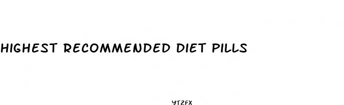 highest recommended diet pills