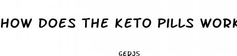 how does the keto pills work