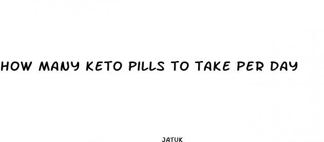 how many keto pills to take per day