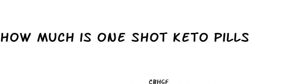 how much is one shot keto pills