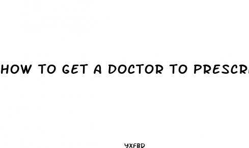 how to get a doctor to prescribe weight loss pills