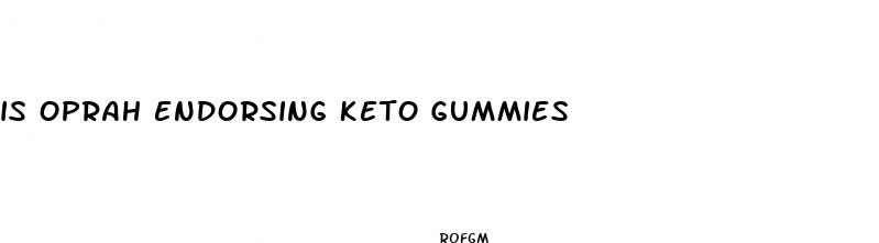 is oprah endorsing keto gummies